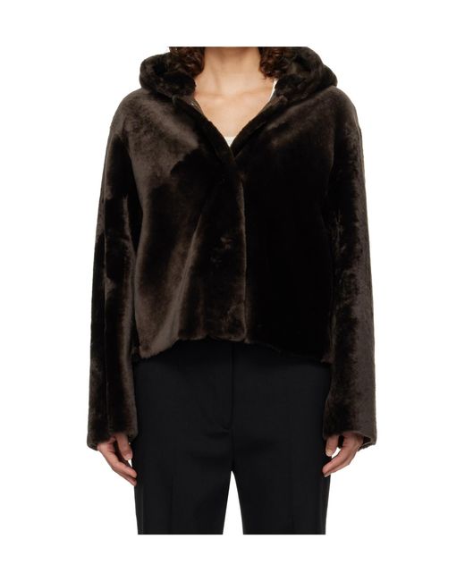 Nour Hammour Black Long-Sleeved Casual Jacket