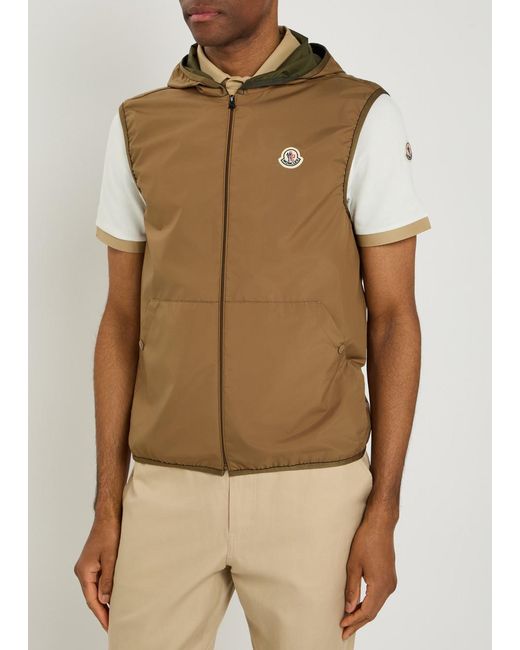Moncler Green Chirano Layered Shell Jacket for men