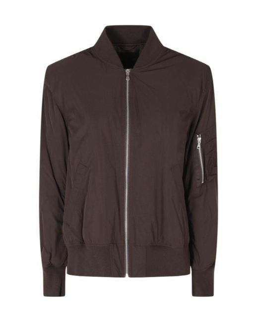 Semicouture Brown Long-Sleeve Zip-Up Jacket