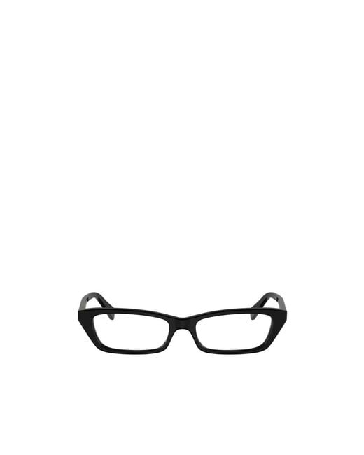 Céline White Full-Rimmed Plano Lenses for men