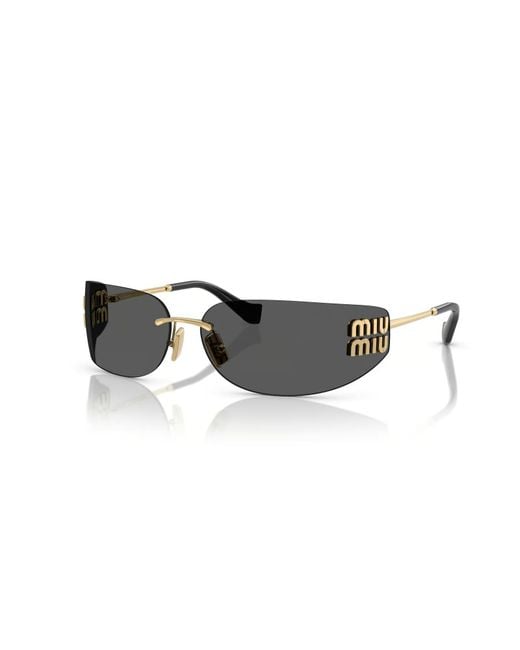 Miu Miu White Eyewear Aube Sunglasses