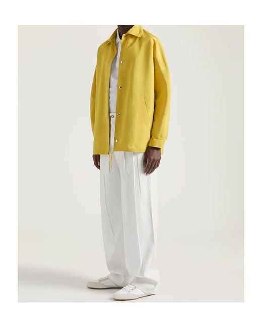 Givenchy Yellow Couture Seam Jacket for men