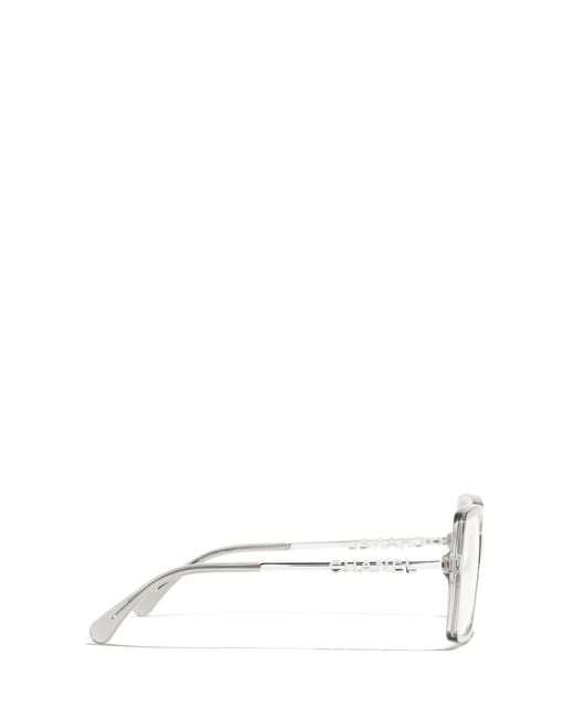 Chanel White Full Frame Plain Mirror