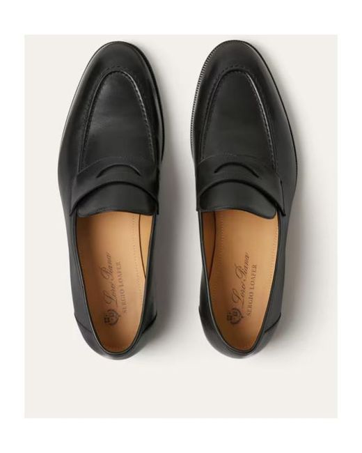 Loro Piana Black Lewis Walk Loafer for men