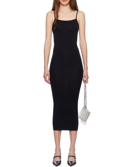 Wolford Black Fatal Strappy Long Dress
