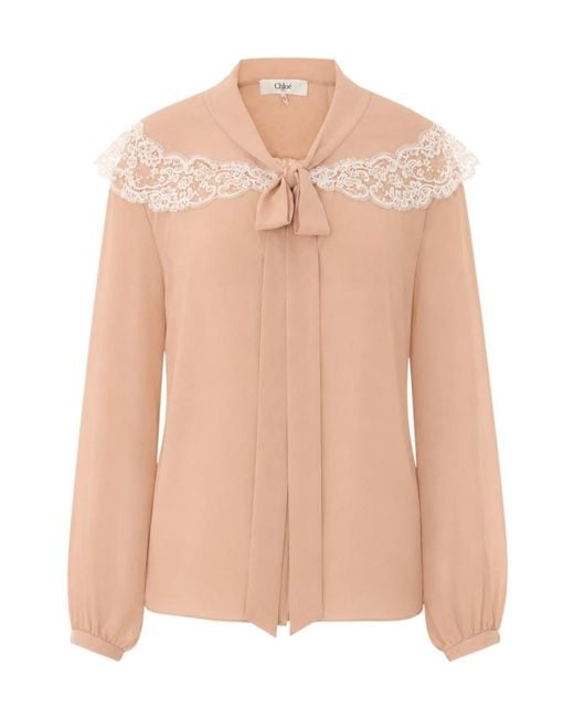 Chloé Pink Long-Sleeved Shirt