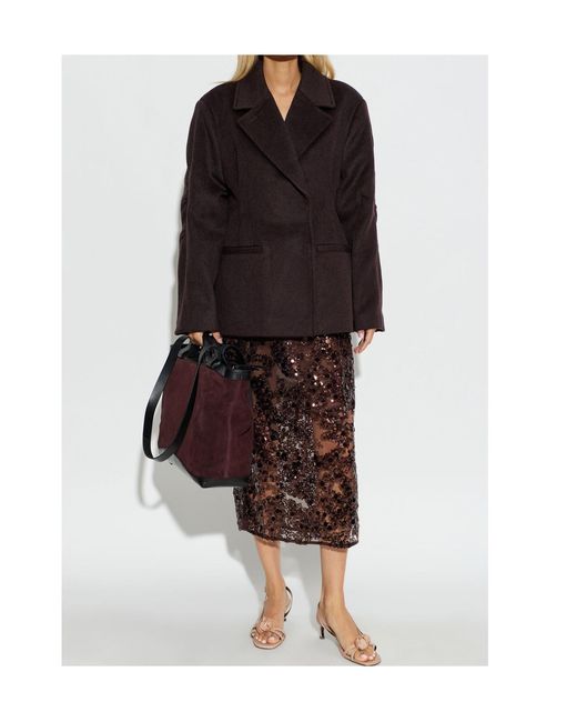 Baum und Pferdgarten Black Double-Breasted Blazer