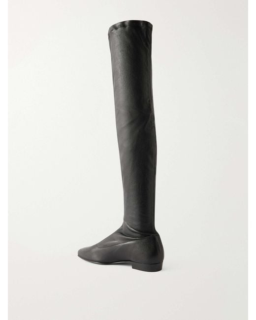 Staud Black Keith Leather Boots