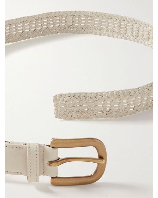 Gabriela Hearst White Woven Belt