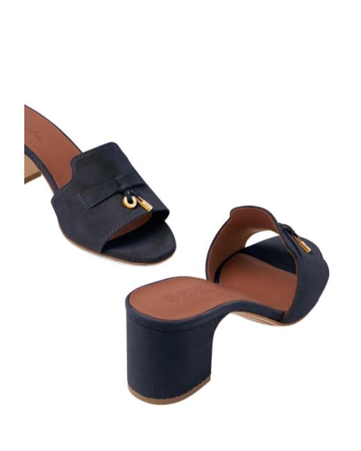 Loro Piana Blue Summer Charms Sandal