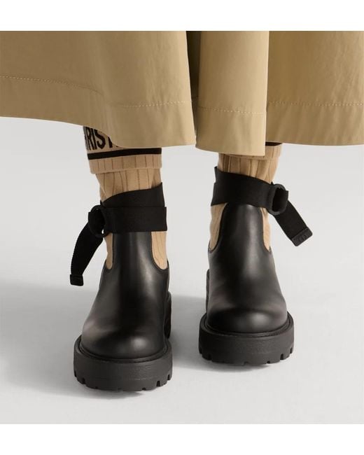 Dior Black D-Major Ankle Boot