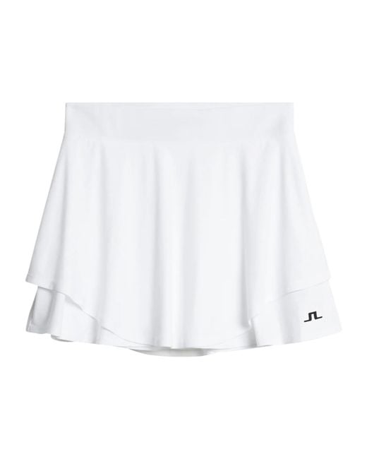 J.Lindeberg White Milly Skirt