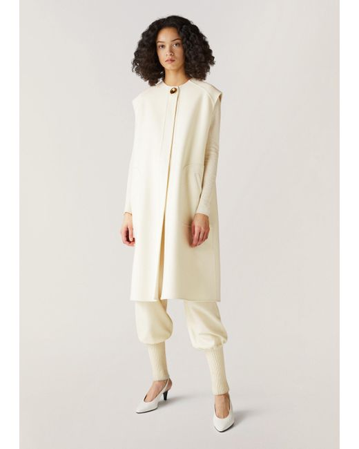 Loro Piana Natural Long Cashmere Vest