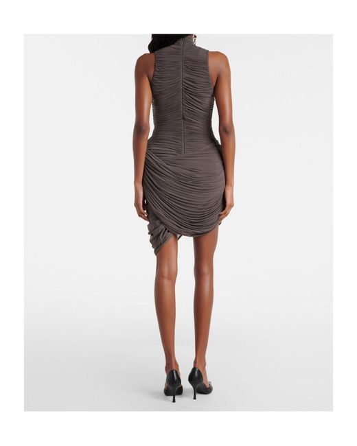 Magda Butrym Brown Turtleneck Dress