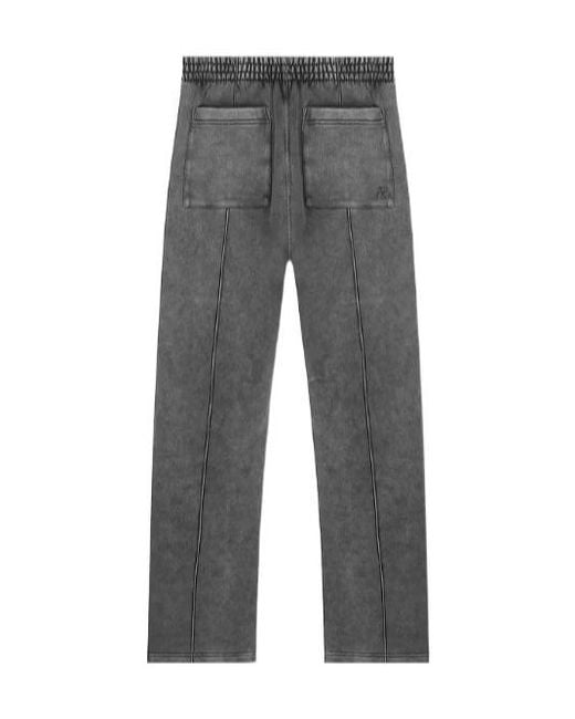 Represent Gray Elastic-Waist Straight-Leg Pants for men