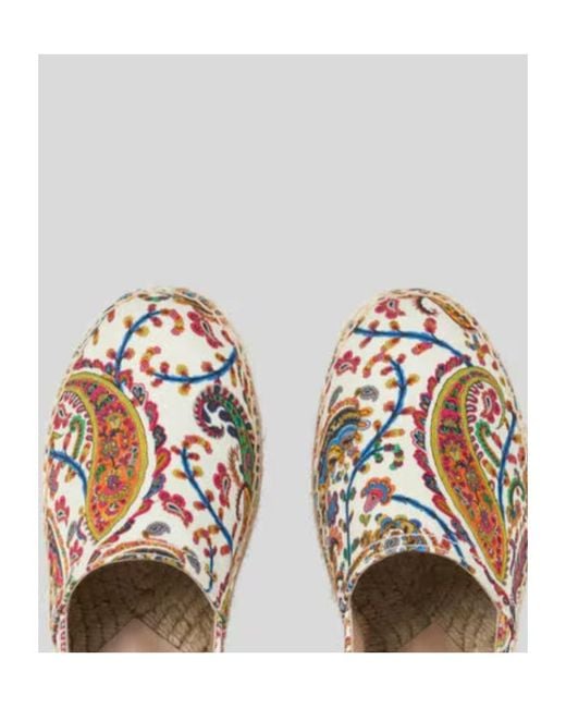 Etro Multicolor Paisley Print Espadrilles
