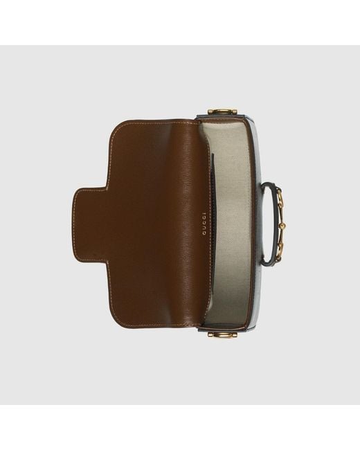 Gucci Brown Horsebit 1955 Mini Crossbody Bag
