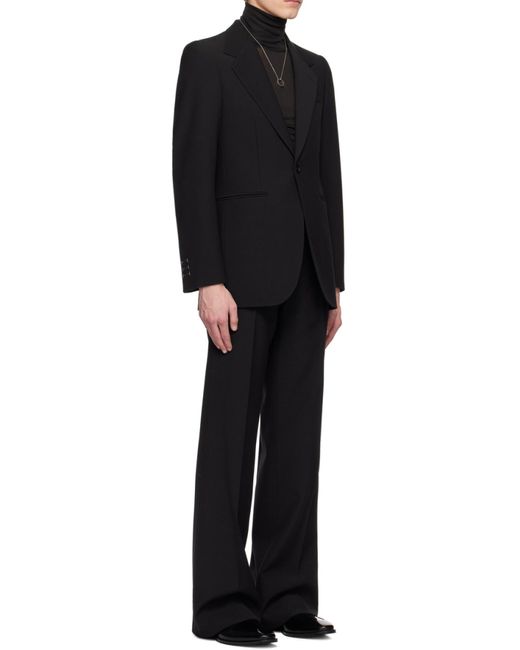 Maison Margiela Black Two-Piece Tailored Suit for men