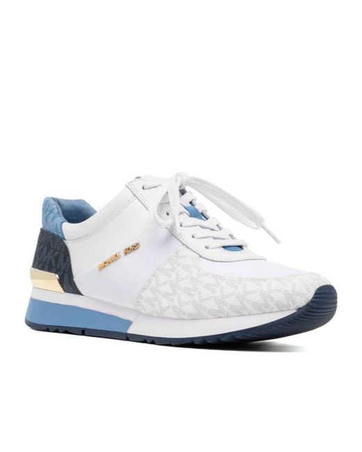 Michael Kors White Allie Panelled Sneakers