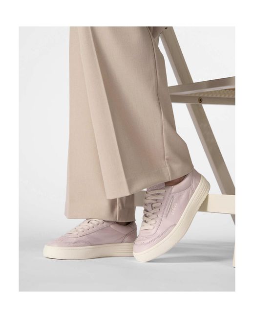 GHOUD VENICE Pink Lace-Up Low-Cut Casual Shoes