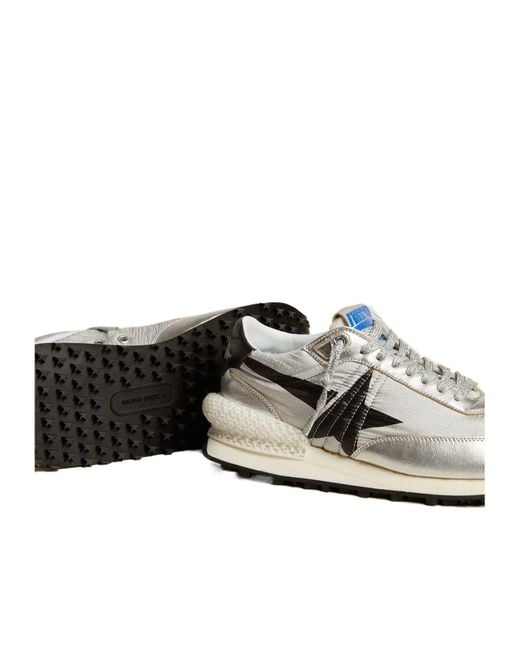 Golden Goose Deluxe Brand White Running Marathon Lace-Up Sneakers