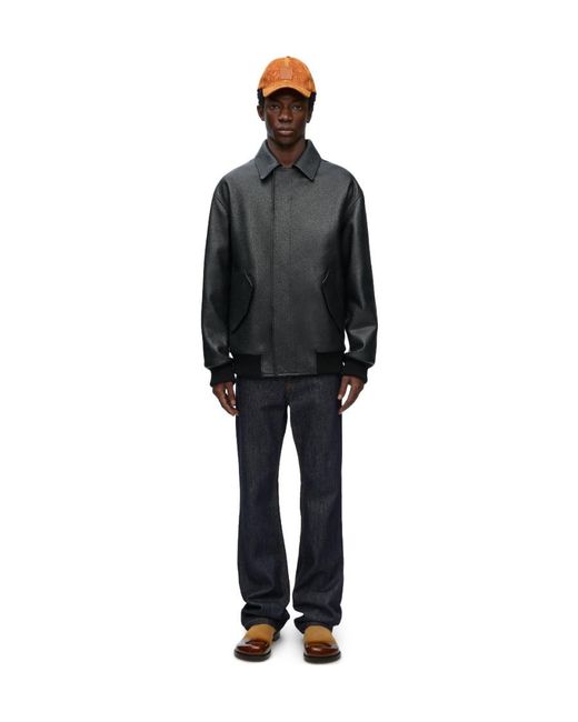 Loewe Black Bomber Jacket for men