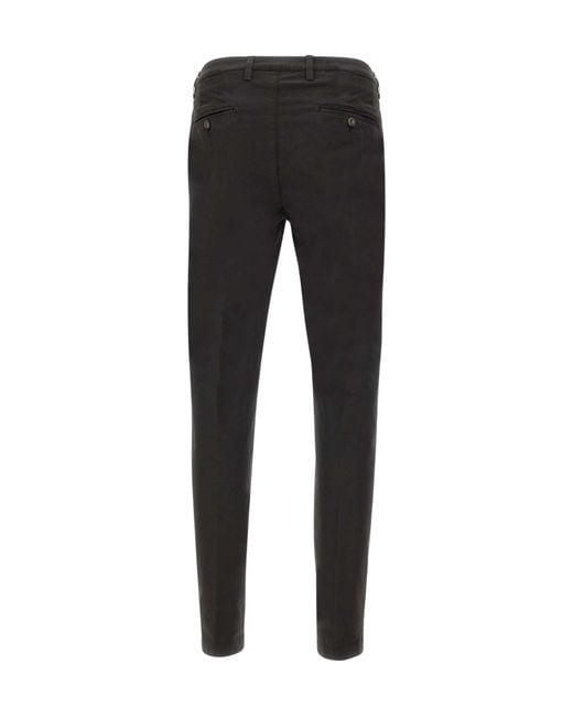 Briglia 1949 Black Slim Fit Pants for men
