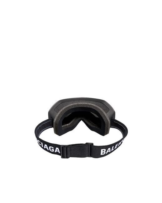 Balenciaga Gray Ski Mask Goggles for men