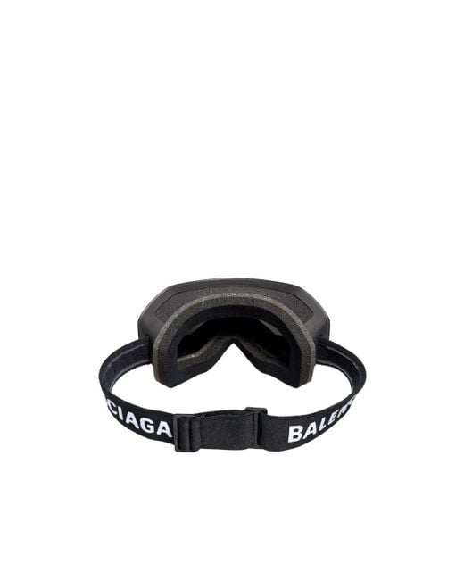 Balenciaga Metallic Ski Mask Sunglasses for men