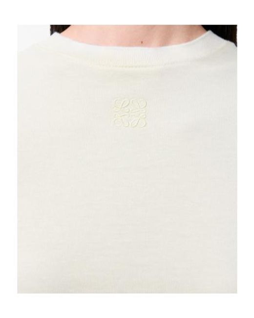 Loewe White Small Fit T-Shirt