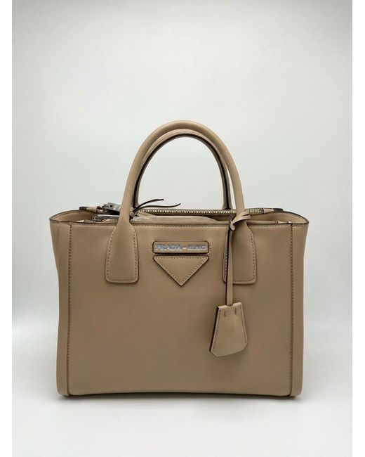 Prada Multicolor Double Handle Shoulder Bag