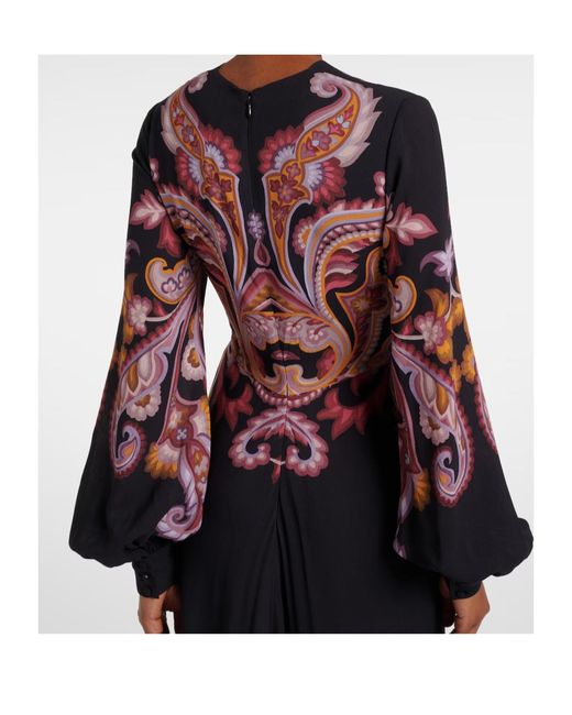 Etro Multicolor Printed Pattern Dress