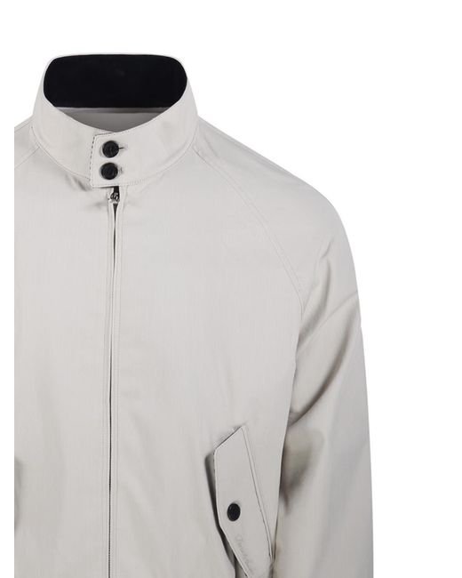 DUNST Gray Zip-Up Harrington Jacket for men