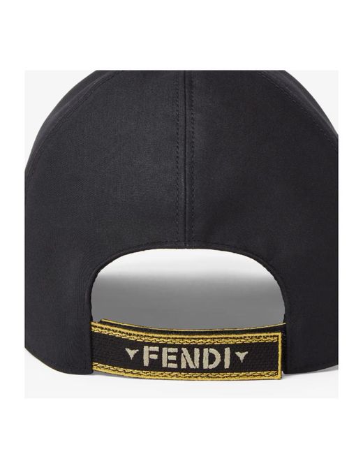 Fendi Multicolor Cotton Baseball Cap for men