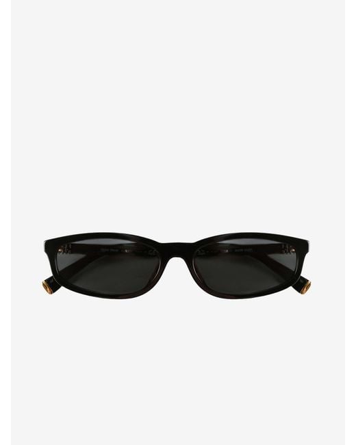 Miu Miu White Full-Frame Sunglasses