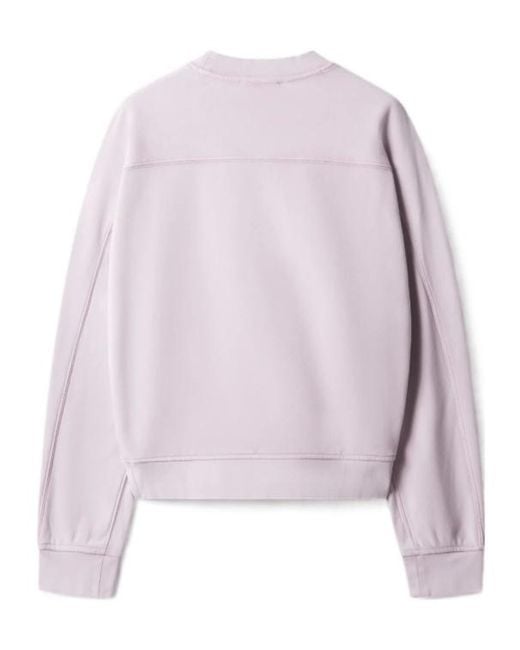 Maison Kitsuné Pink Maison Kitsuné Dreaming Fox Patch Sweatshirt