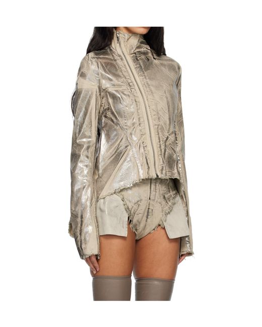 Rick Owens Natural Concordians Naska Gary Denim Casual Jacket