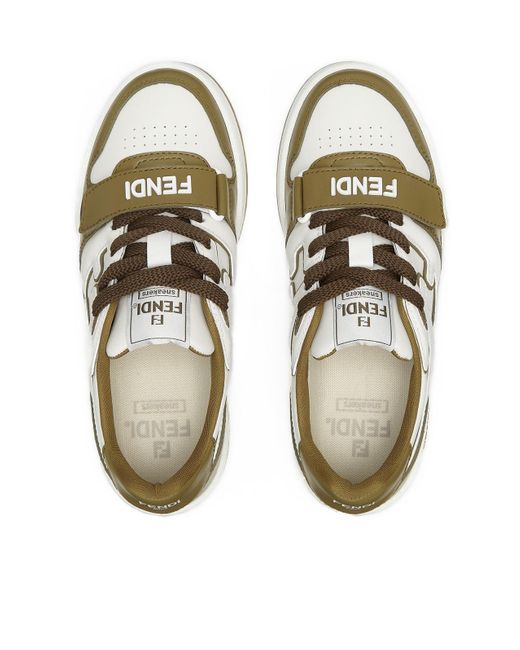 Fendi Multicolor Match Low-Top Sneakers