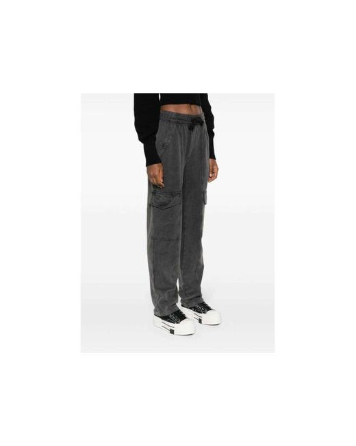 Isabel Marant Gray Isabel Marant Étoile Peorana Urban Drawstring Track Pants