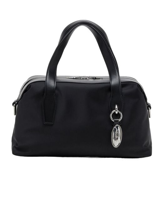 DIESEL Black Flag-D Top-Handle Tote Bag