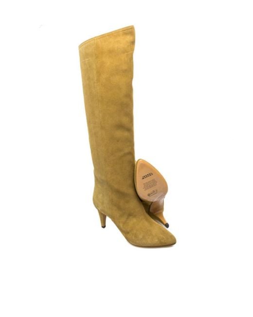 Isabel Marant Green Pointed Boots