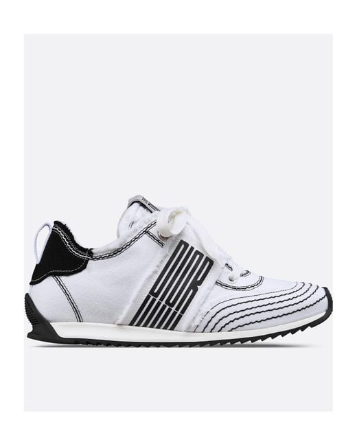 Dior White Round Toe Sneakers