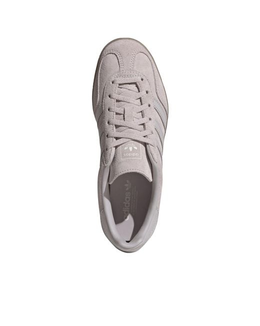 Adidas Gray Originals Gazelle Indoor Sneakers