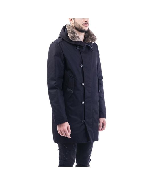 Peuterey Blue Heritage Military Jacket for men