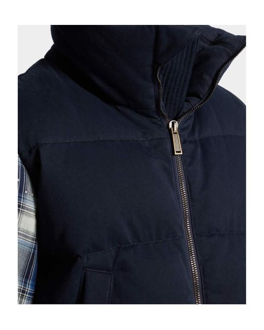 DSquared² Blue Ball Puff Vest for men