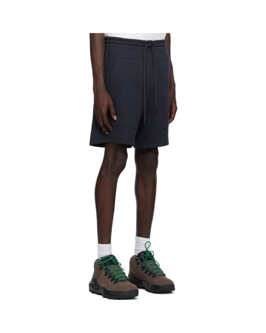 Mackage Blue Elastic Waist Shorts for men
