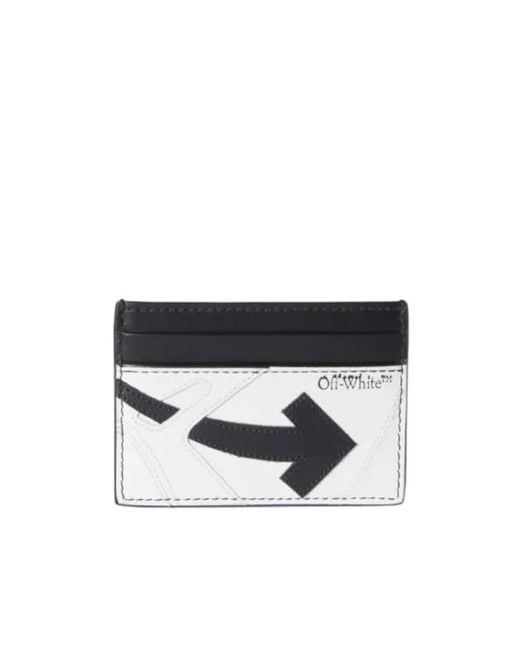 Off-White c/o Virgil Abloh White Panelled Logo Detailed Wallet for men