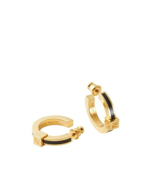 Fendi Metallic Forever Earrings