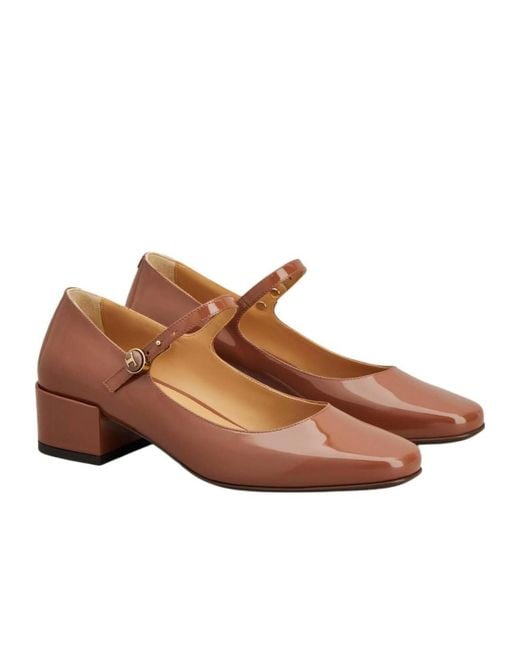 Tod's Brown 40Mm Leather Pumps