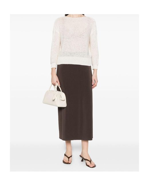 Baserange White Long-Sleeved Knitwear